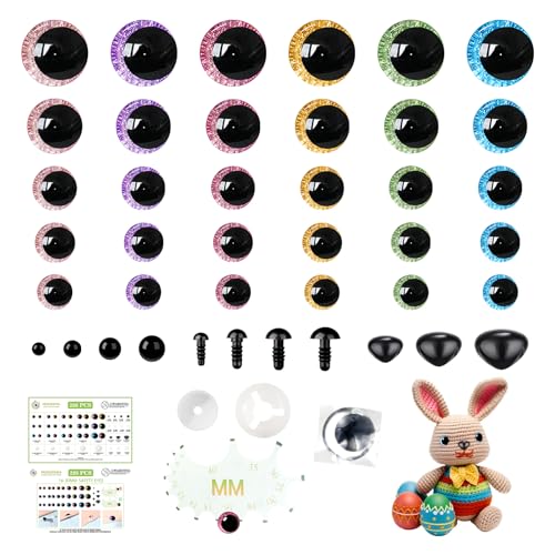268Pcs 6-30mm Moon Safety Eyes for Crocheting - MUCUNNIA