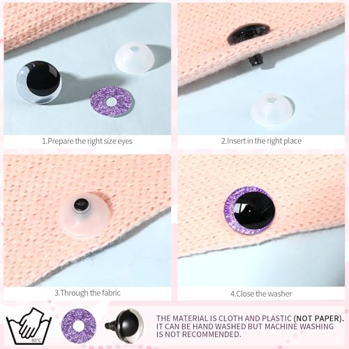 268Pcs 6-30mm Moon Safety Eyes for Crocheting - MUCUNNIA