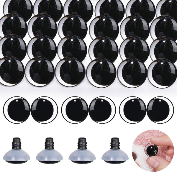 50Pcs 18mm Moon Safety Eyes for Crocheting - MUCUNNIA