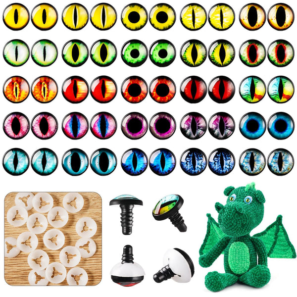 50pcs Dragon Safety Eyes for Crochet - MUCUNNIA
