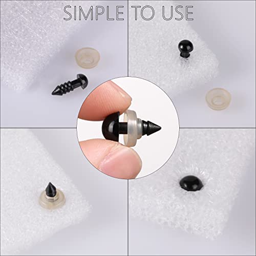 700 Pcs Safety Eyes with Washers for Amigurumi - MUCUNNIA