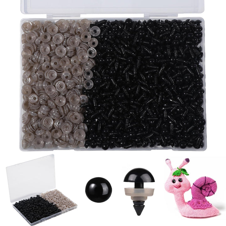 800Pcs 6-10mm Safety Eyes for Crocheting - MUCUNNIA