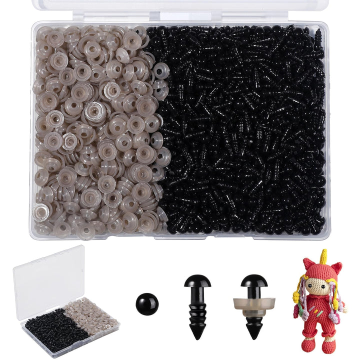 800Pcs 6-10mm Safety Eyes for Crocheting - MUCUNNIA