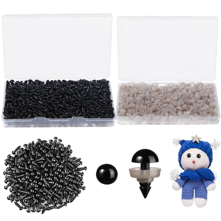 800Pcs 6-10mm Safety Eyes for Crocheting - MUCUNNIA