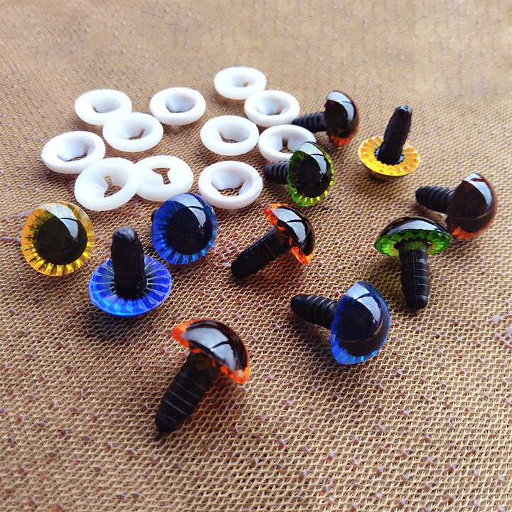 80Pcs Safety Eyes Colored Plastic - MUCUNNIA