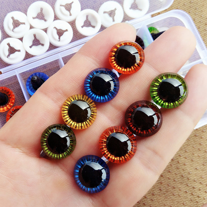 80Pcs Safety Eyes Colored Plastic - MUCUNNIA