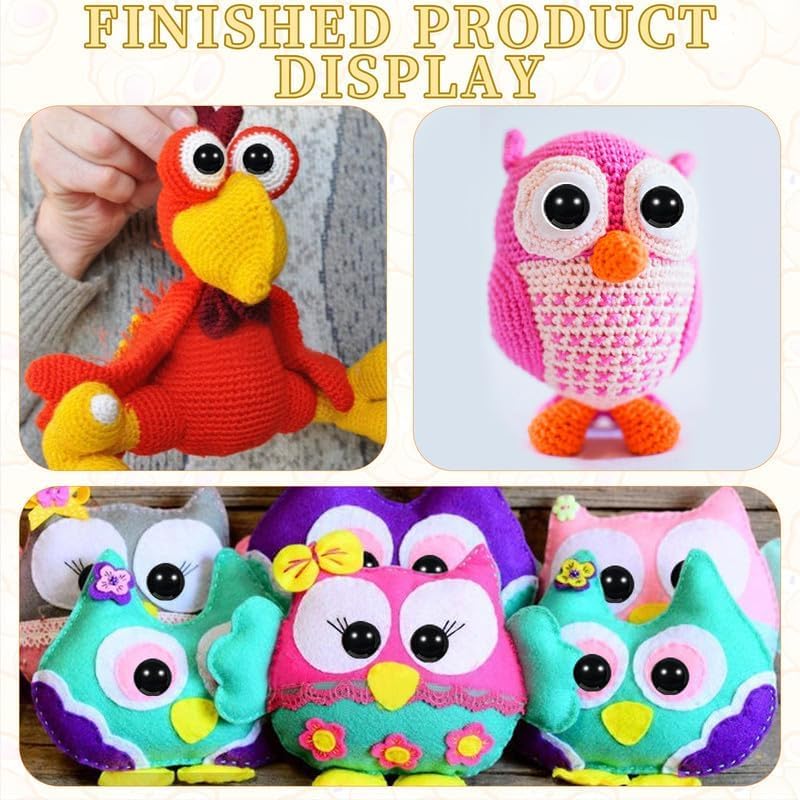 Upgraded Safety Eyes for Crochet | MUCUNNIA